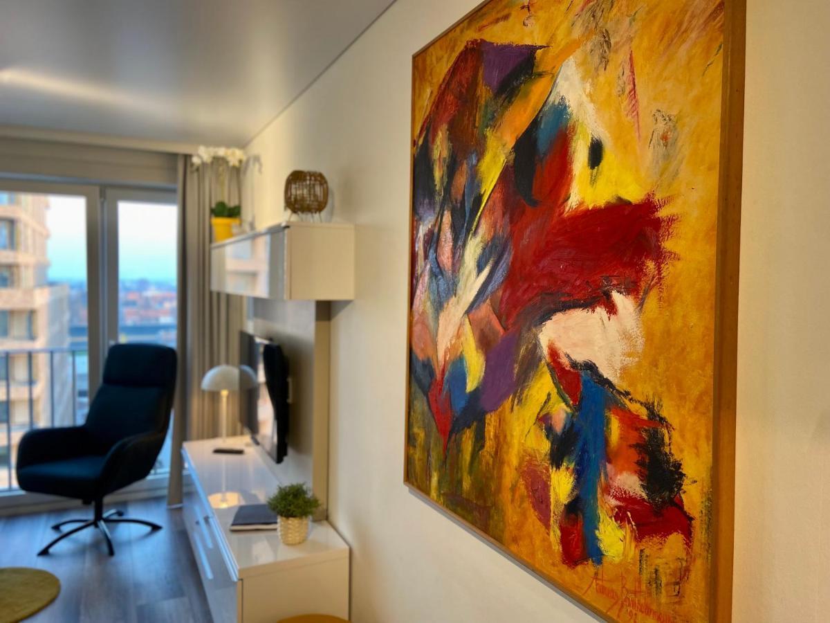 Moderne studio aan zee Lejlighed Oostende Eksteriør billede