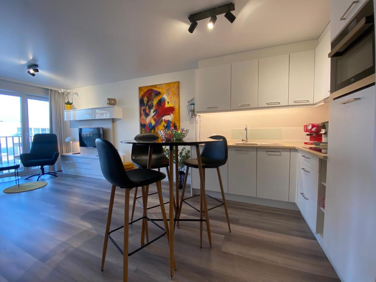 Moderne studio aan zee Lejlighed Oostende Eksteriør billede