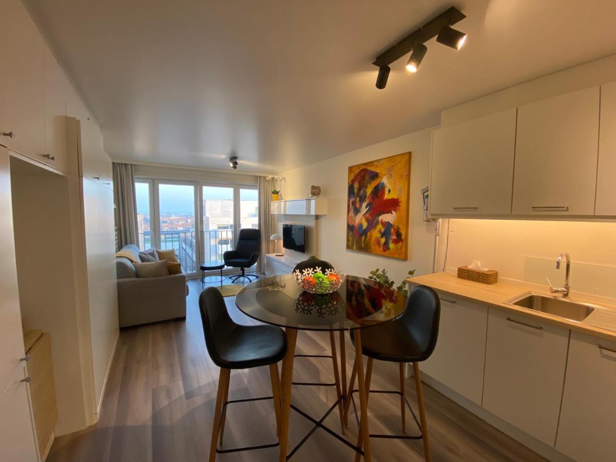 Moderne studio aan zee Lejlighed Oostende Eksteriør billede