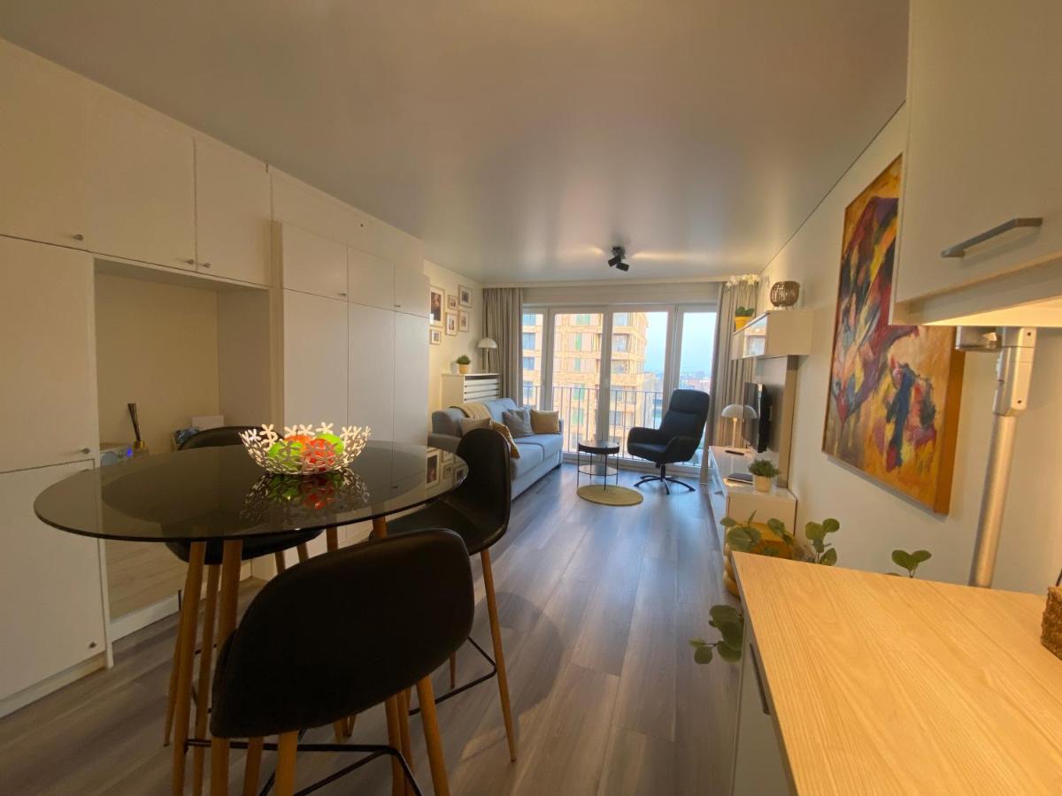 Moderne studio aan zee Lejlighed Oostende Eksteriør billede